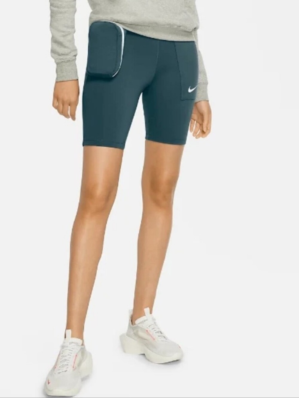 NWT Nike Tech Pack Pocket Bike Shorts Ash Green Medium